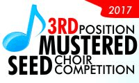 3rd position Mustered seed Choir competition 2017